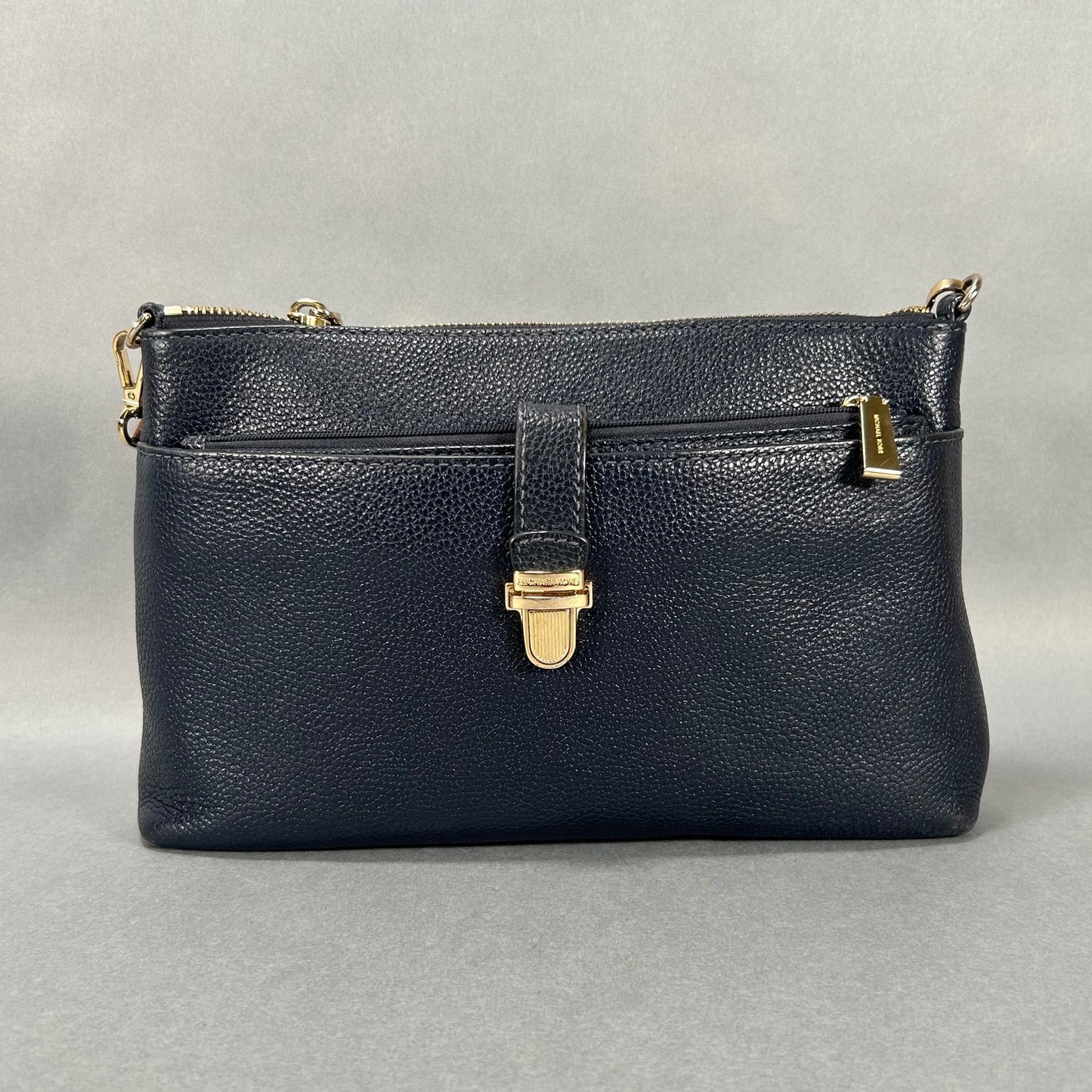 Michael Kors Hammered Leather Mercer Crossbody Bag