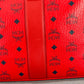 MCM Visetos Medium Liz Reversible Shopper Tote Bag W/ Pouch