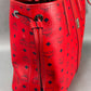 MCM Visetos Medium Liz Reversible Shopper Tote Bag W/ Pouch