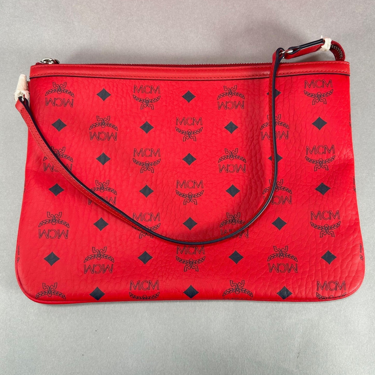MCM Visetos Medium Liz Reversible Shopper Tote Bag W/ Pouch