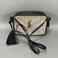 YSL Canvas Calfskin Monogram Lou Camera Striped Messenger Bag