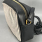 YSL Canvas Calfskin Monogram Lou Camera Striped Messenger Bag
