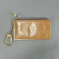 Louis Vuitton Beige Noisette Monogram Vernis Key Pouch Pochette Cles