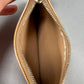 Louis Vuitton Beige Noisette Monogram Vernis Key Pouch Pochette Cles