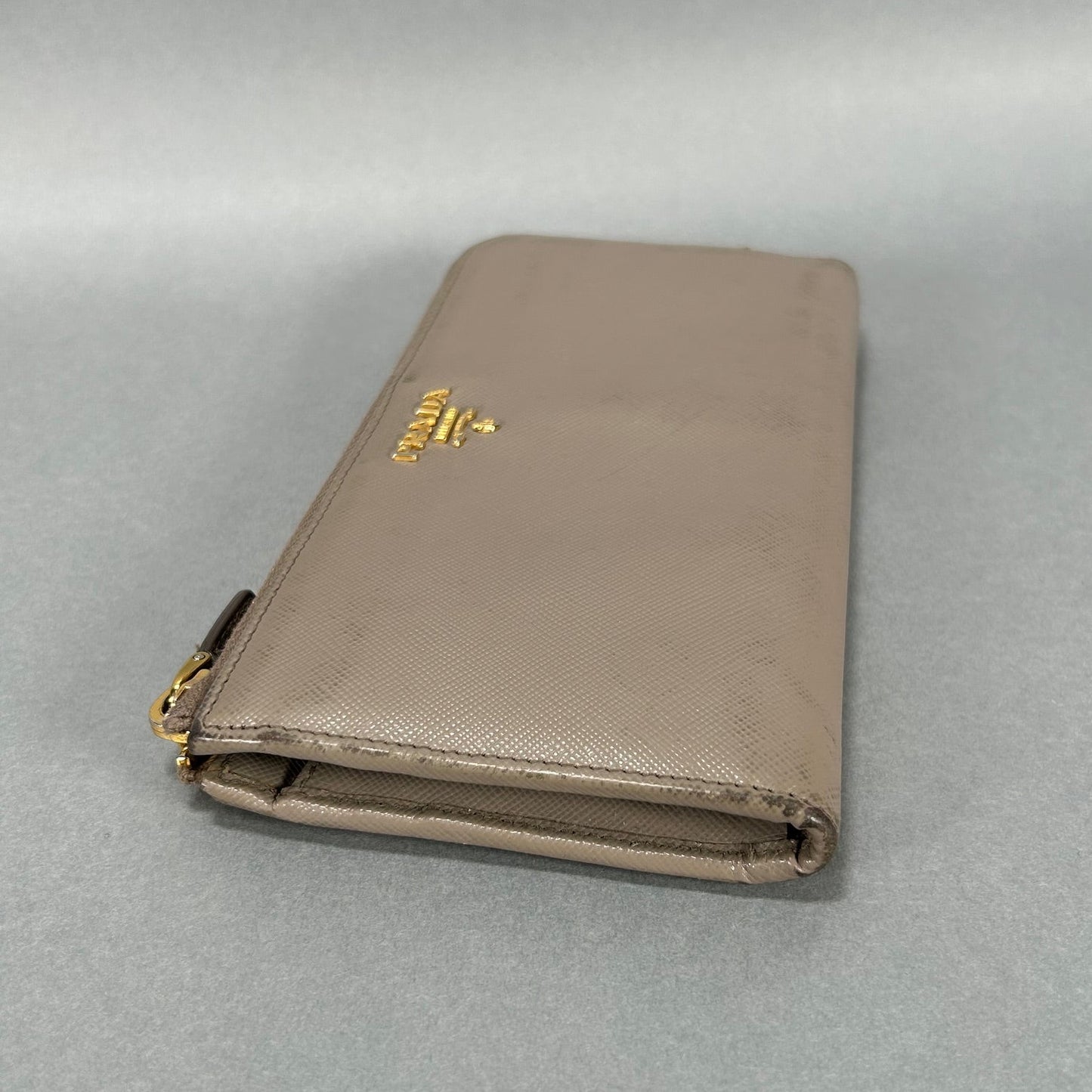 Prada Large Saffiano Leather Wallet - Clay