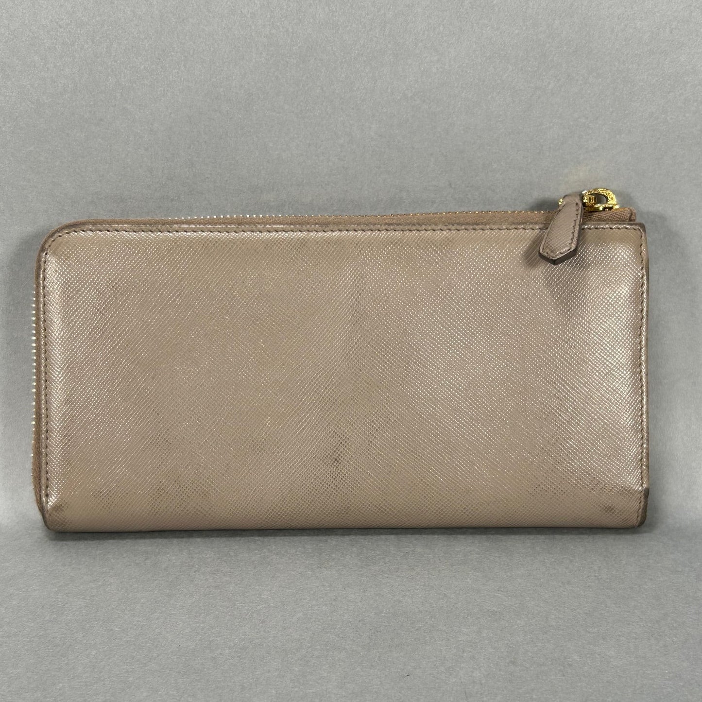 Prada Large Saffiano Leather Wallet - Clay