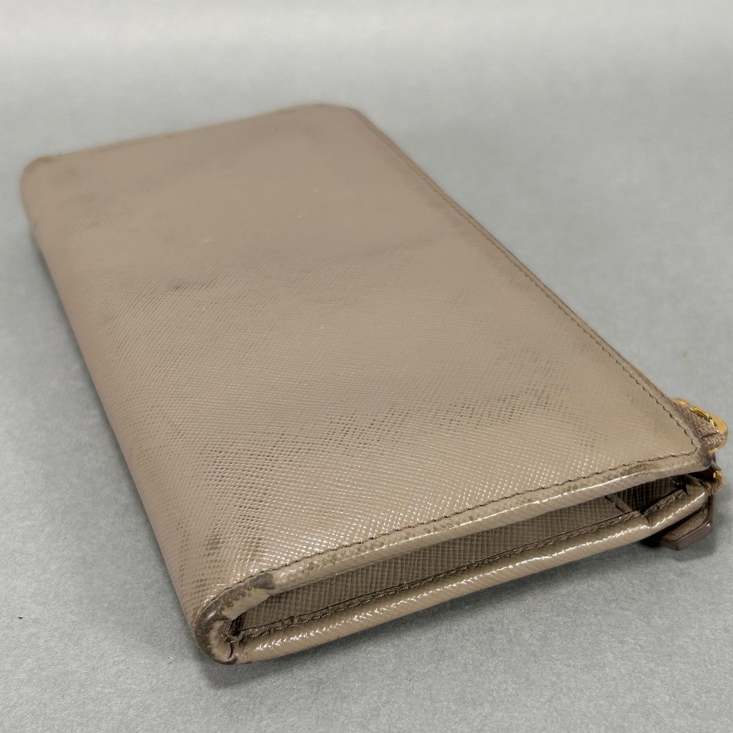 Prada Large Saffiano Leather Wallet - Clay