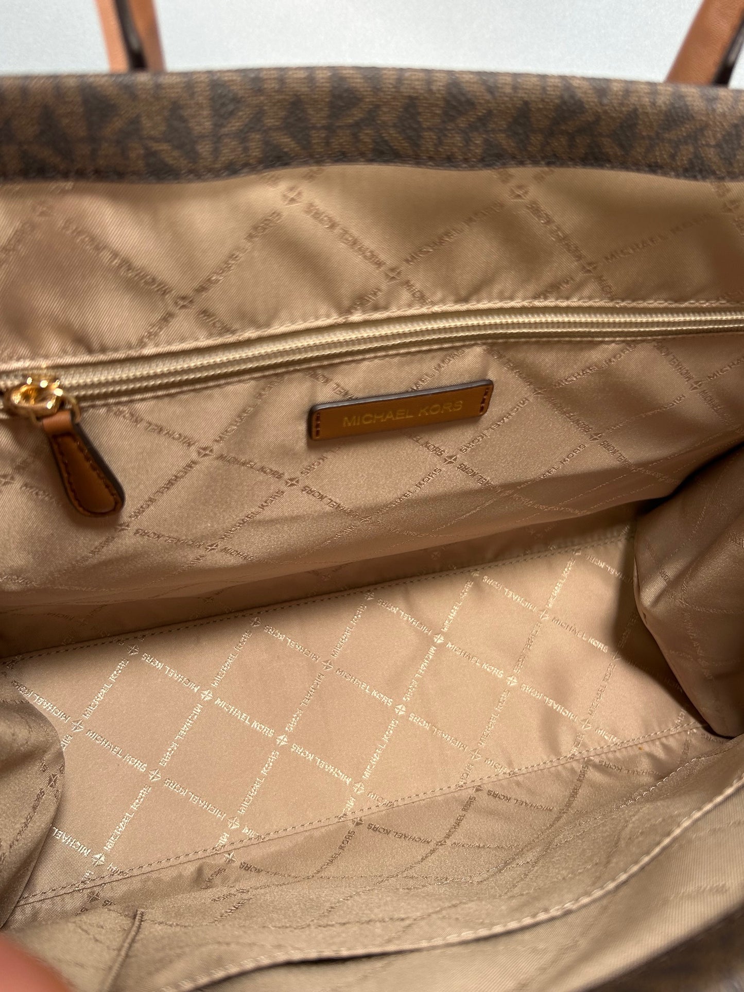 Michael Kors Mirella Medium Brown Tote Bag