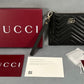 Gucci GG Marmont Leather Pouch - Black W/Box & Tags