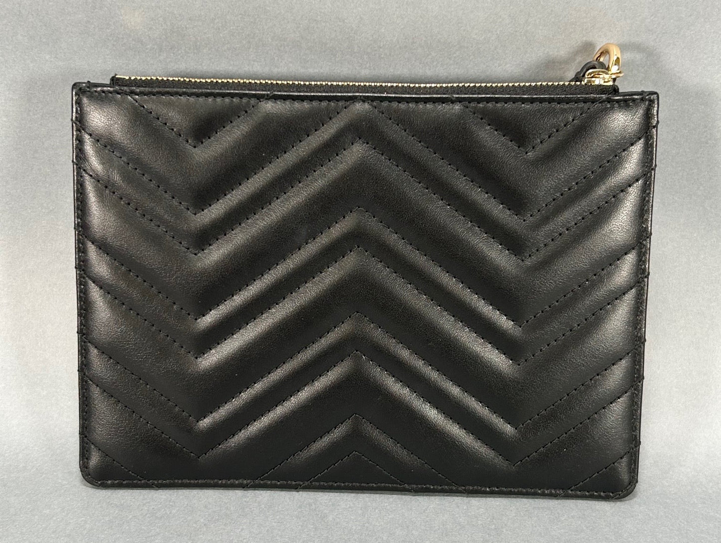 Gucci GG Marmont Leather Pouch - Black W/Box & Tags