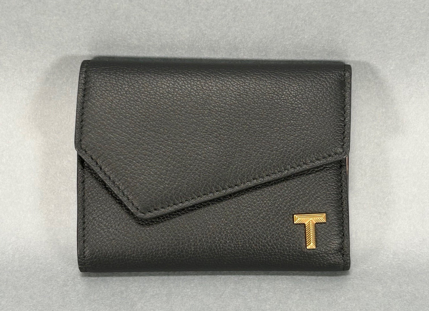 Tiffany T Envelope Wallet - Black