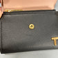 Tiffany T Envelope Wallet - Black