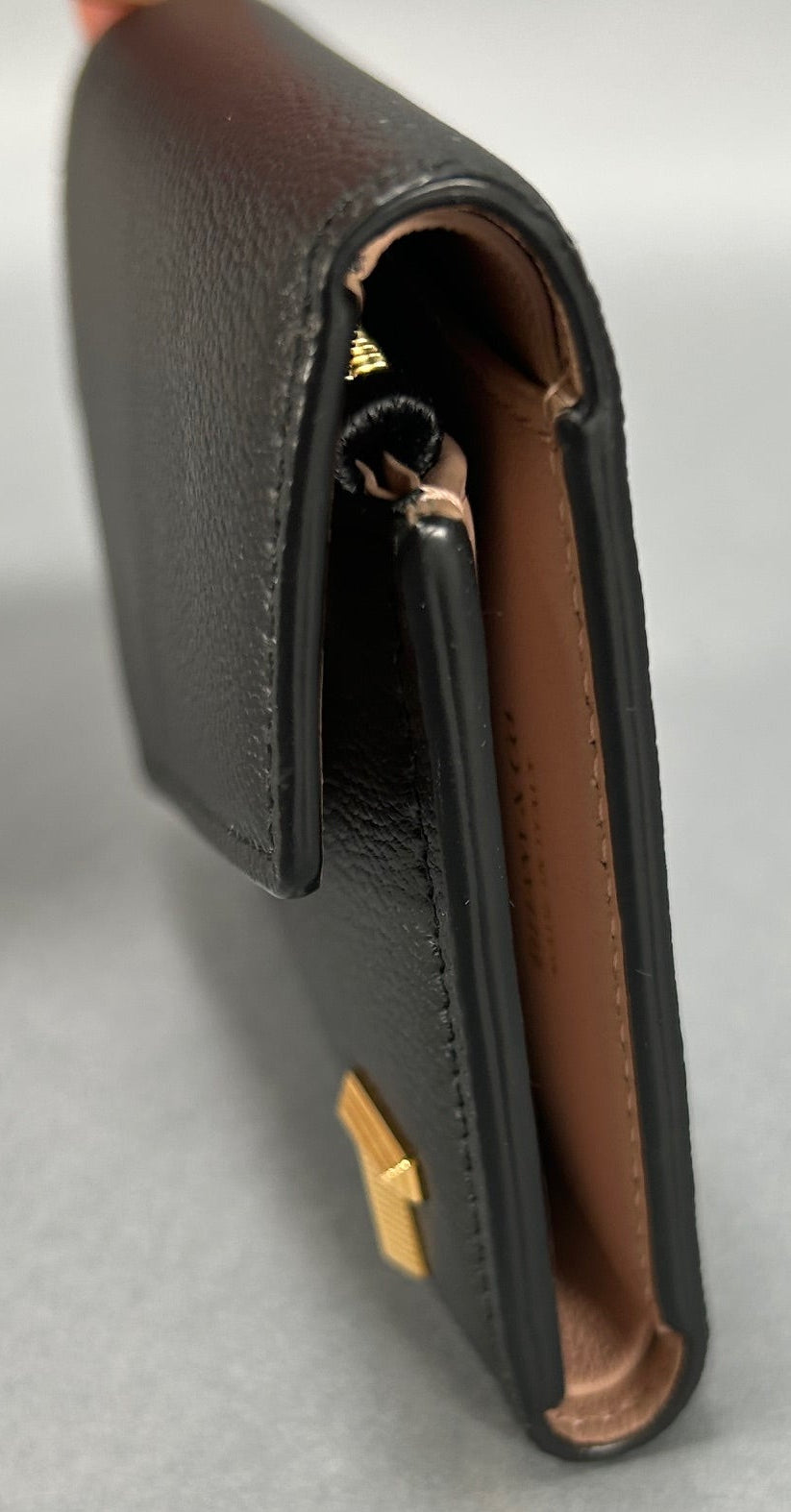 Tiffany T Envelope Wallet - Black
