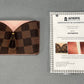 Louis Vuitton Caissa Card Holder in Damier Ebene Canvas
