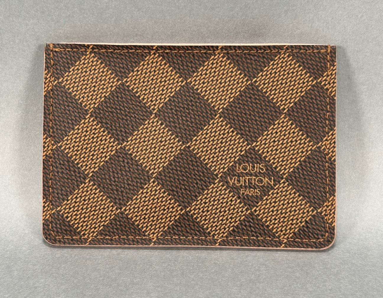 Louis Vuitton Caissa Card Holder in Damier Ebene Canvas