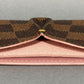 Louis Vuitton Caissa Card Holder in Damier Ebene Canvas