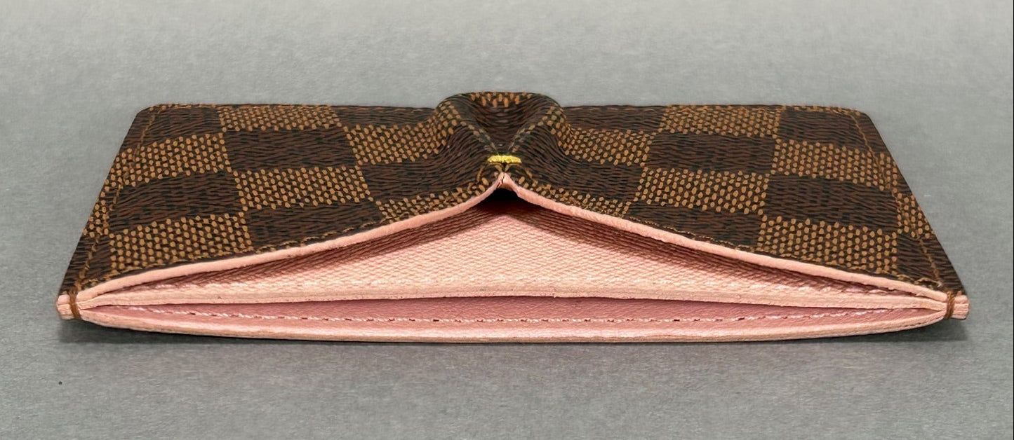Louis Vuitton Caissa Card Holder in Damier Ebene Canvas
