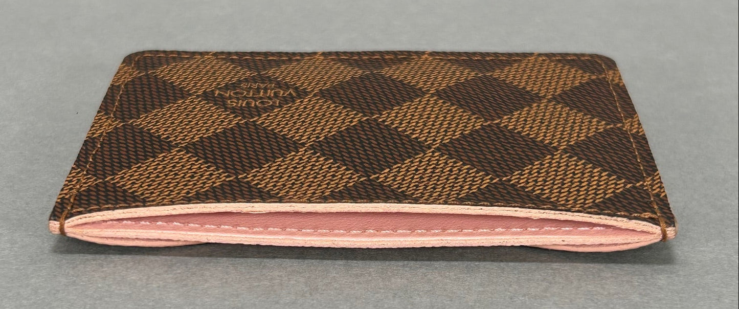 Louis Vuitton Caissa Card Holder in Damier Ebene Canvas