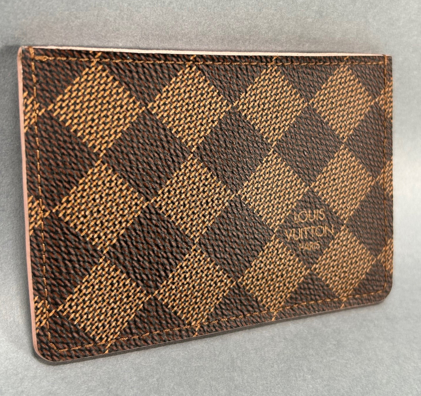 Louis Vuitton Caissa Card Holder in Damier Ebene Canvas
