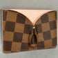 Louis Vuitton Caissa Card Holder in Damier Ebene Canvas