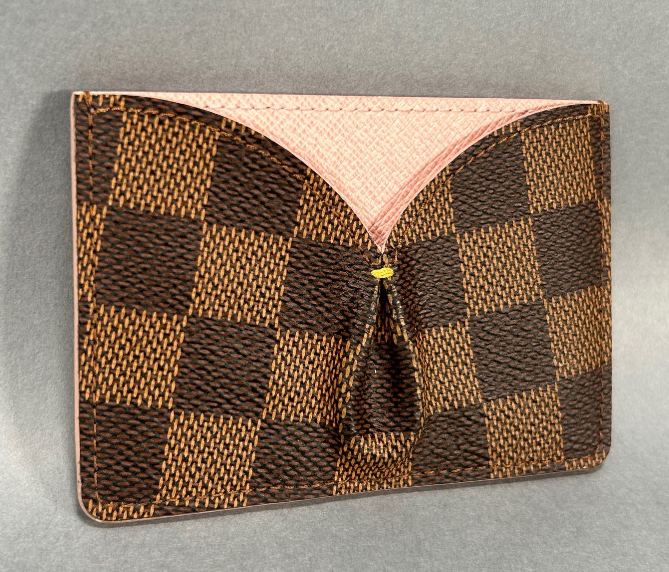 Louis Vuitton Caissa Card Holder in Damier Ebene Canvas