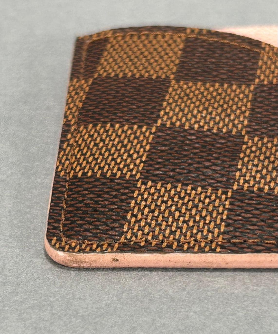 Louis Vuitton Caissa Card Holder in Damier Ebene Canvas