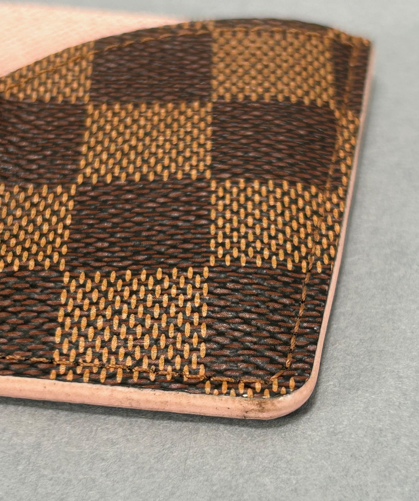 Louis Vuitton Caissa Card Holder in Damier Ebene Canvas