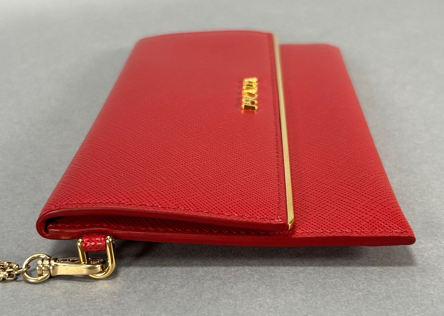 Prada Saffiano Wallet - Red