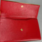 Prada Saffiano Wallet - Red