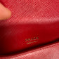 Prada Saffiano Wallet - Red