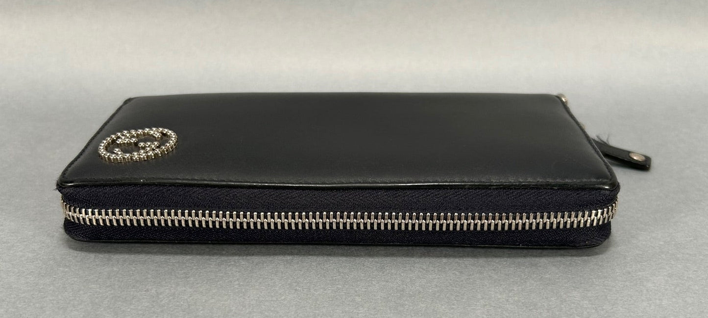 Gucci Zip Wallet - Navy Blue
