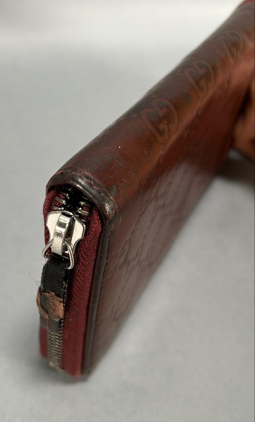Gucci Guccisimma Sherry Line Zip Wallet