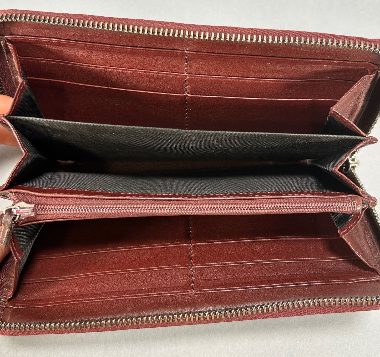 Gucci Guccisimma Sherry Line Zip Wallet