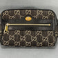 Gucci Mini Gg Black Denim Ophidia Crossbody Bag