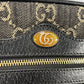 Gucci Mini Gg Black Denim Ophidia Crossbody Bag