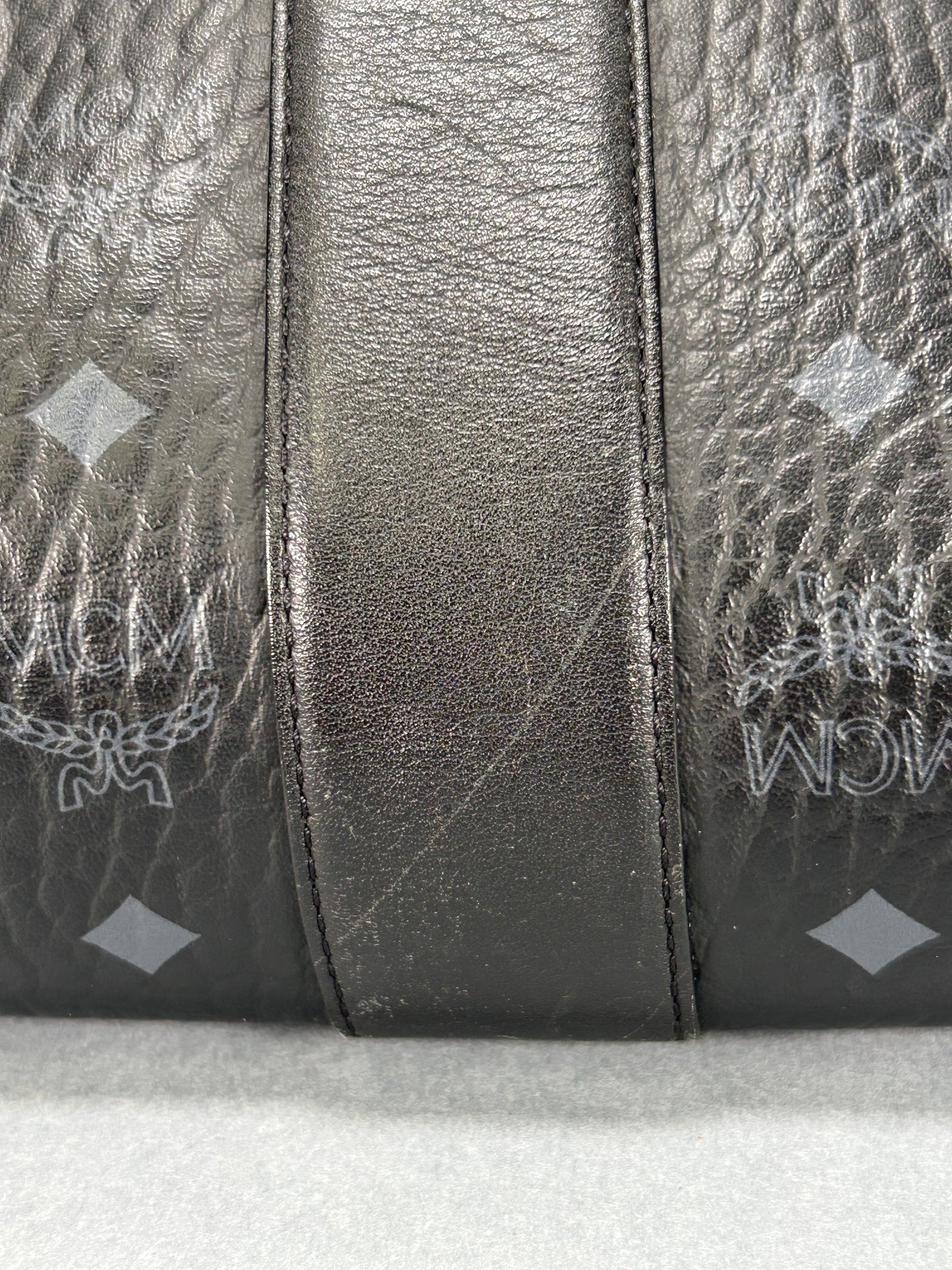 MCM Liz Large Visetos Shopper Bag - Black