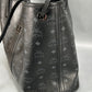 MCM Liz Large Visetos Shopper Bag - Black