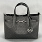 Michael Kors Carson Large Signature Logo Tote Bag - Black