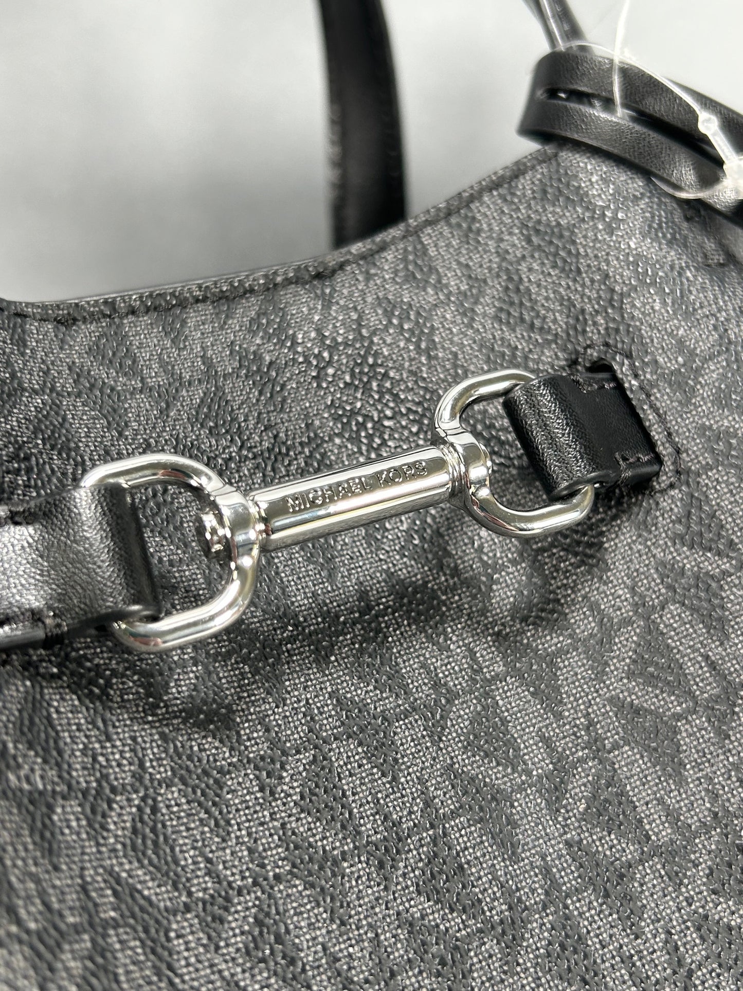 Michael Kors Carson Large Signature Logo Tote Bag - Black