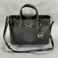 Michael Kors Carson Large Signature Logo Tote Bag - Black