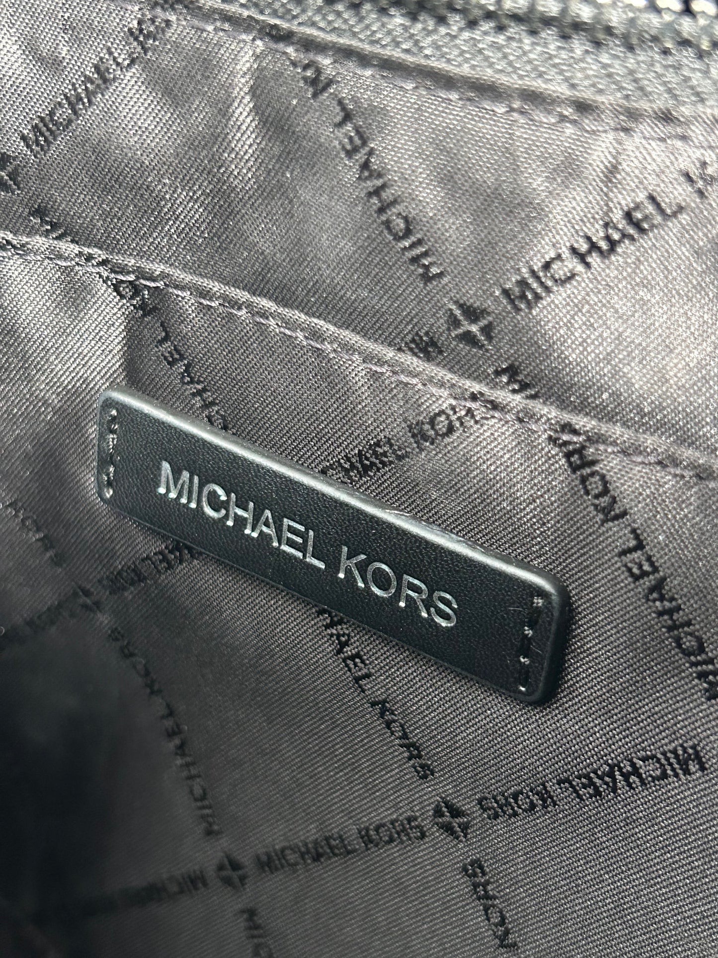 Michael Kors Carson Large Signature Logo Tote Bag - Black