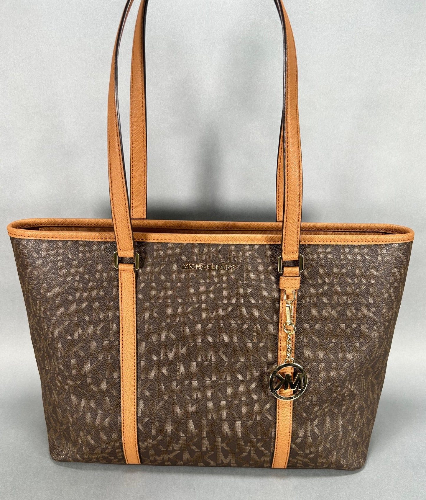 Michael Kors Sady Large Logo Tote Bag - Brown