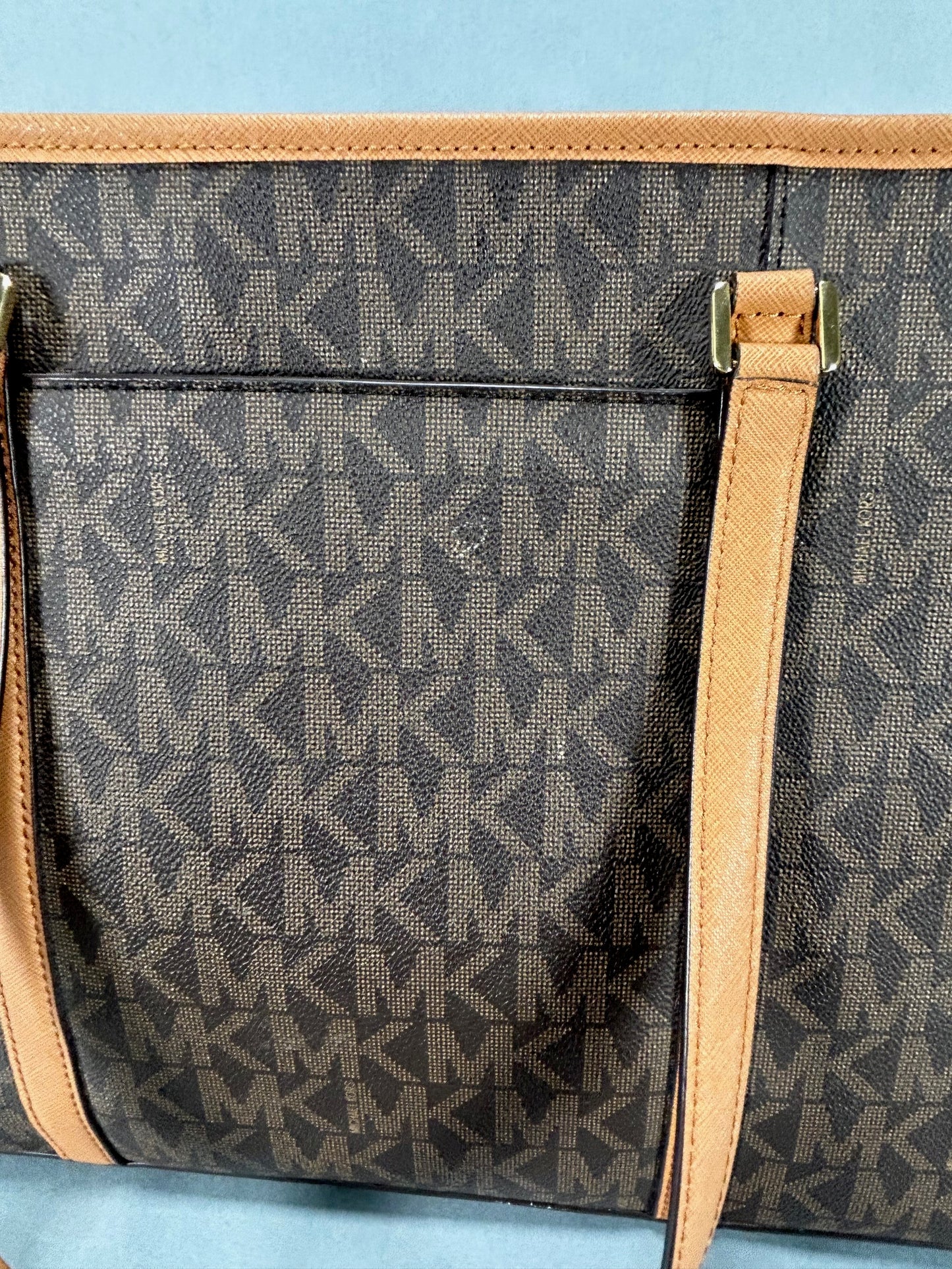 Michael Kors Sady Large Logo Tote Bag - Brown