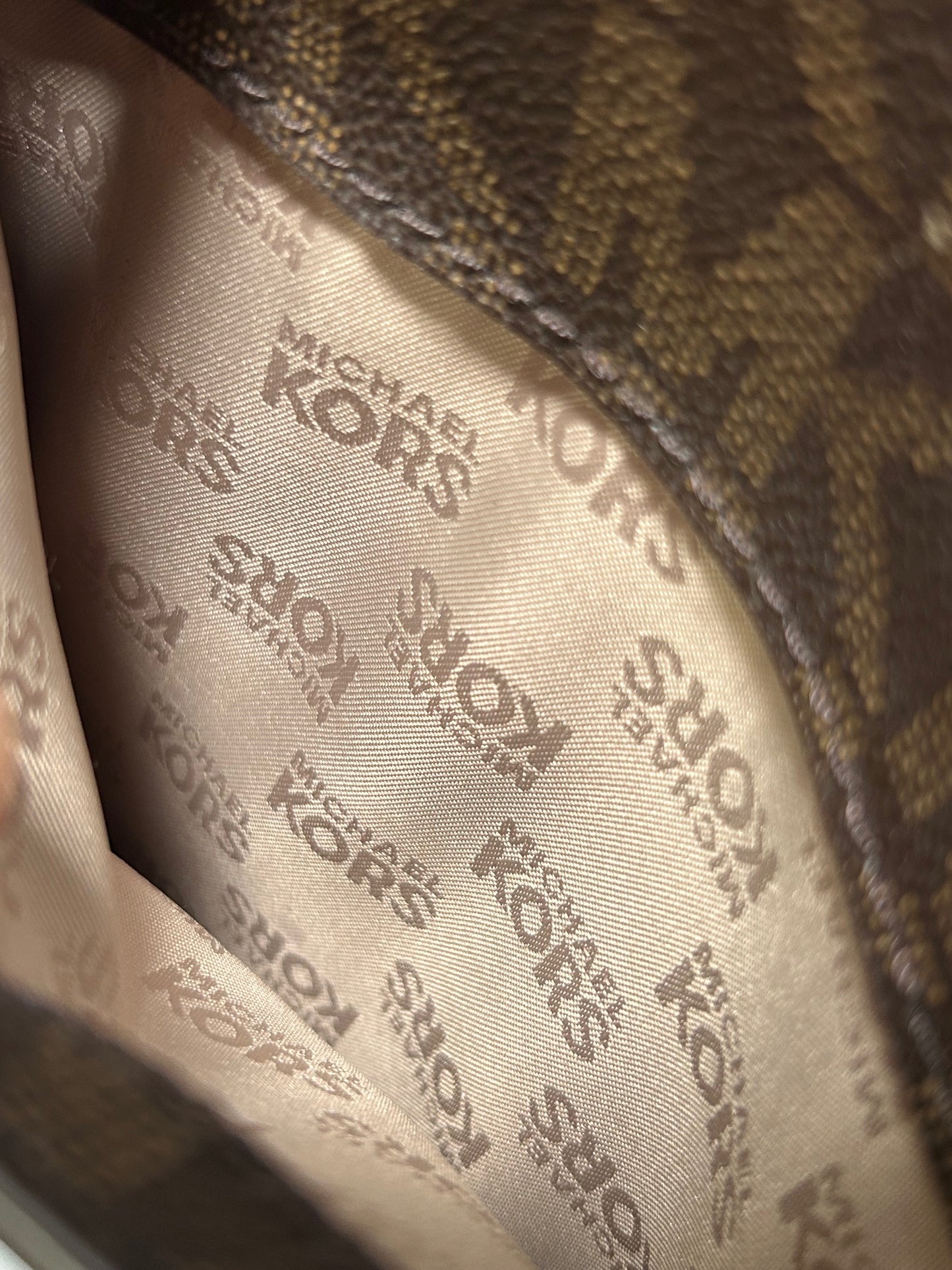 Michael Kors Sady Large Logo Tote Bag - Brown