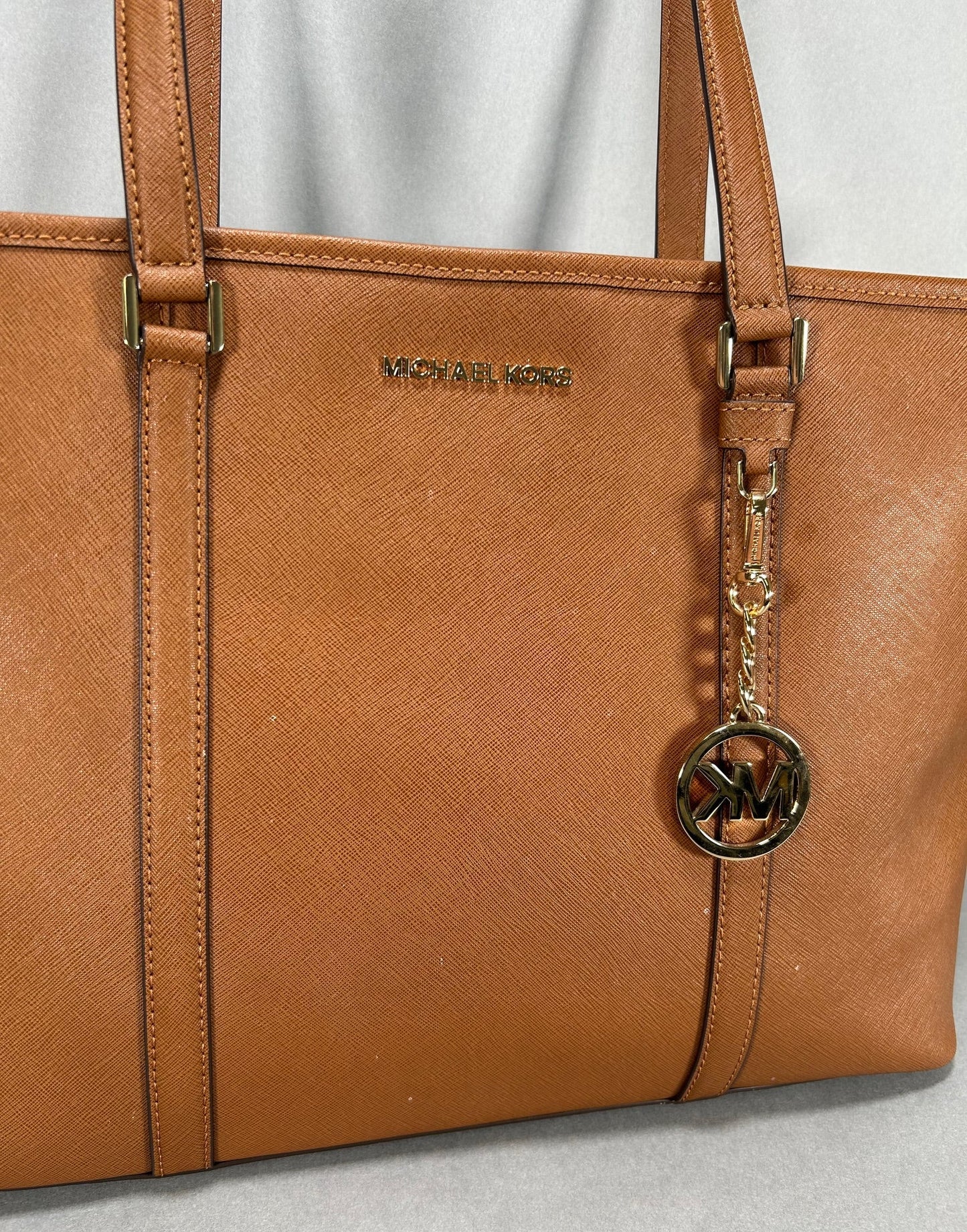Michael Kors Jet Set Large Tote Bag - Light Brown