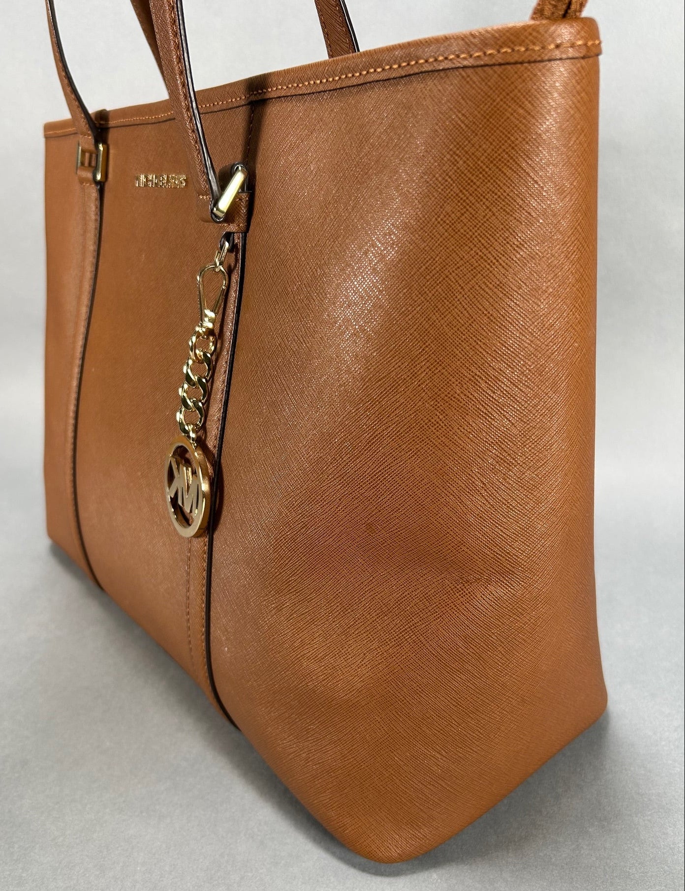 Michael Kors Jet Set Large Tote Bag - Light Brown