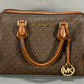Michael Kors Hayes Large Duffel Bag - Brown