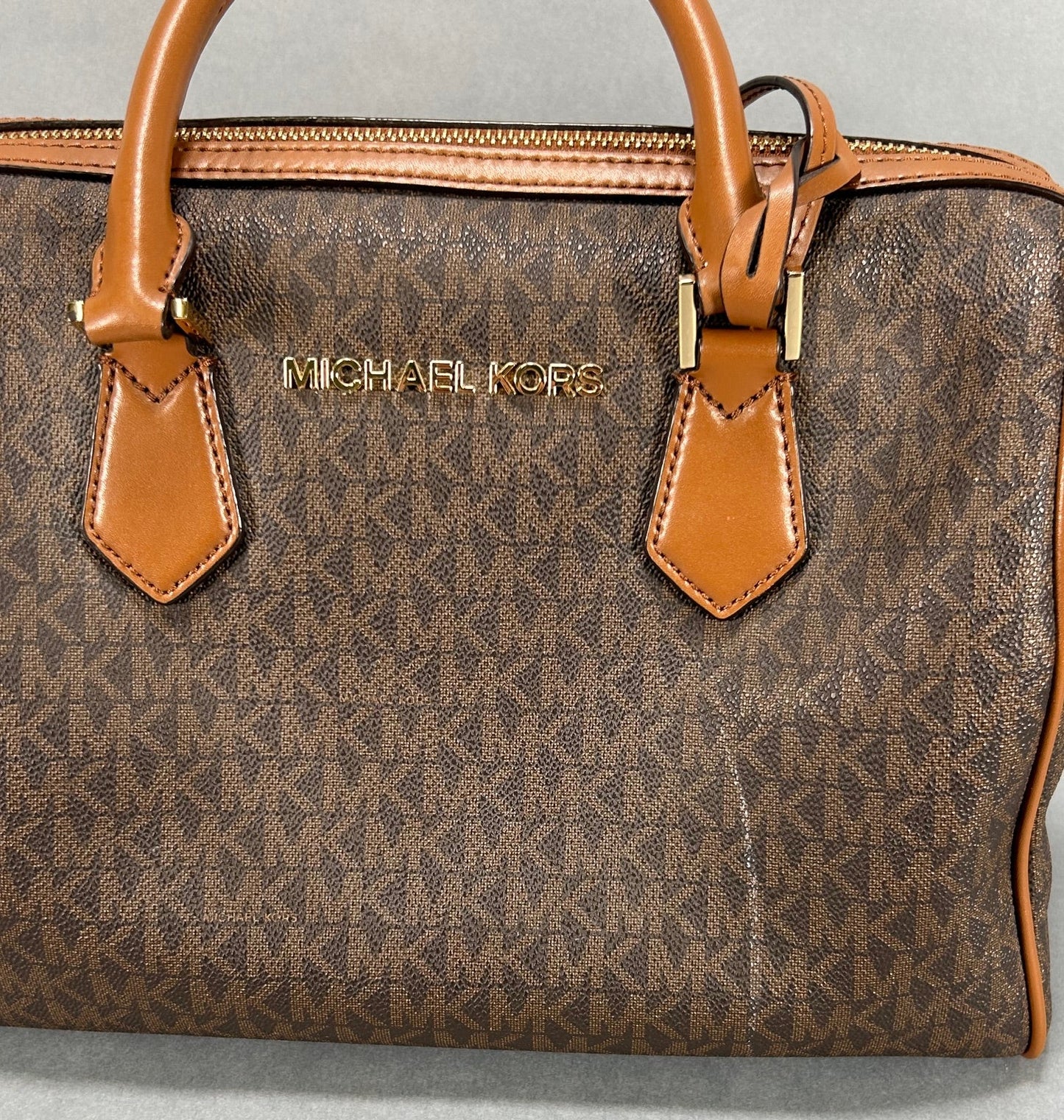 Michael Kors Hayes Large Duffel Bag - Brown