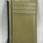 Coach Zip Card Case Wallet - Green