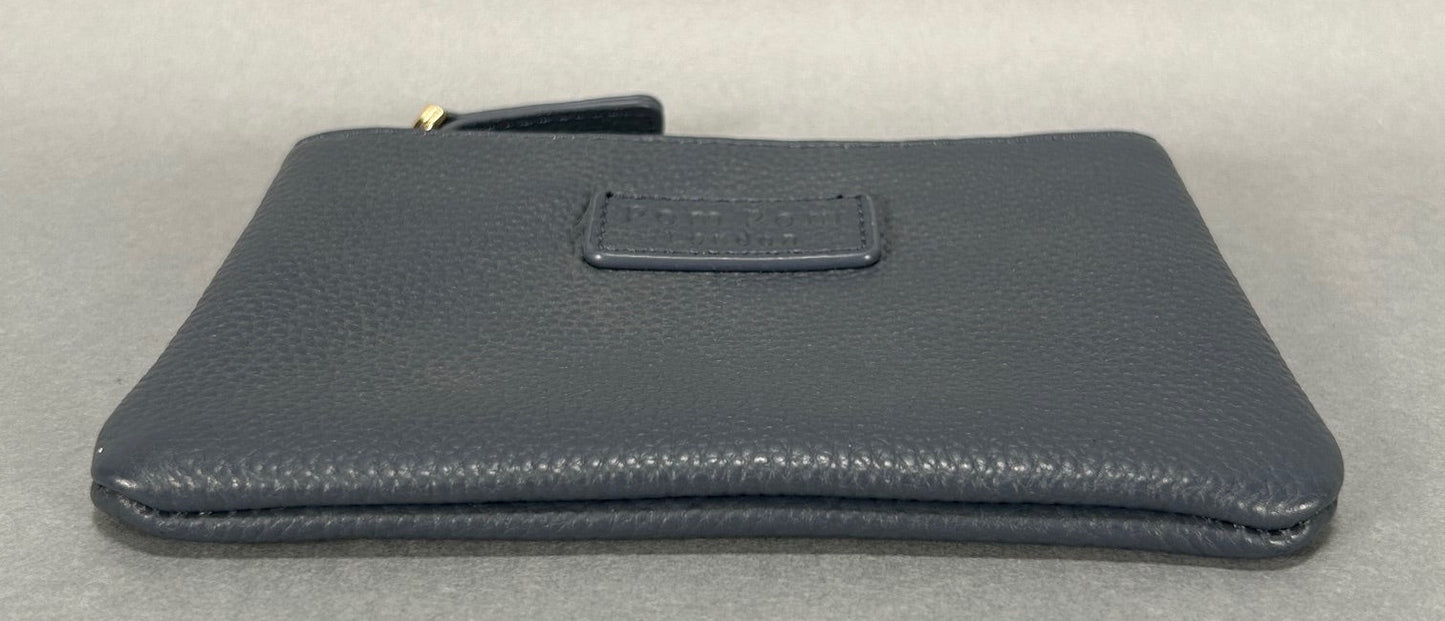Pom Pom Pebbled Zip Pouch